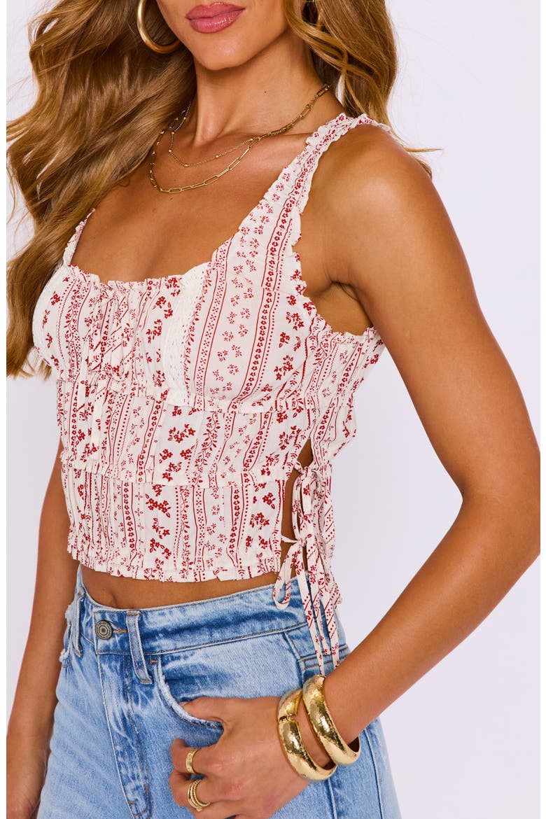 Ainsley Mixed Print Crop Tank, Alternate, color, IVORY/ RED