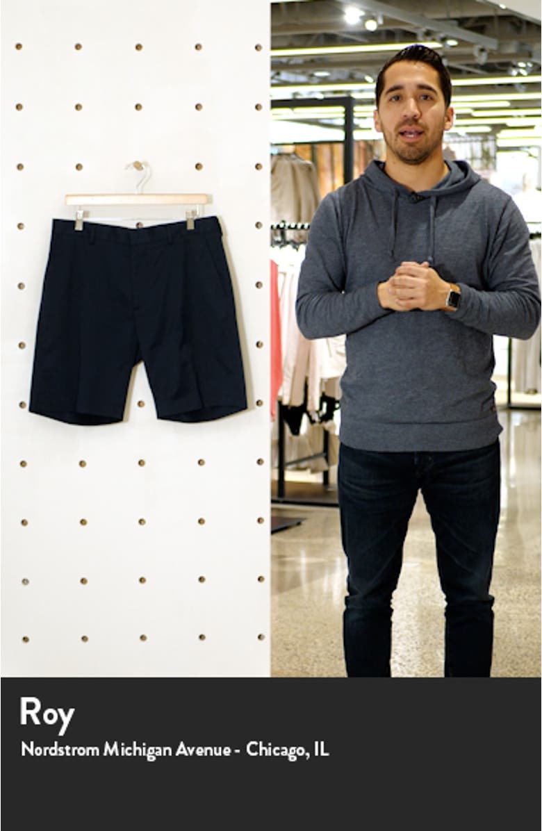 Stretch Cotton Non-Iron Shorts, sales video thumbnail