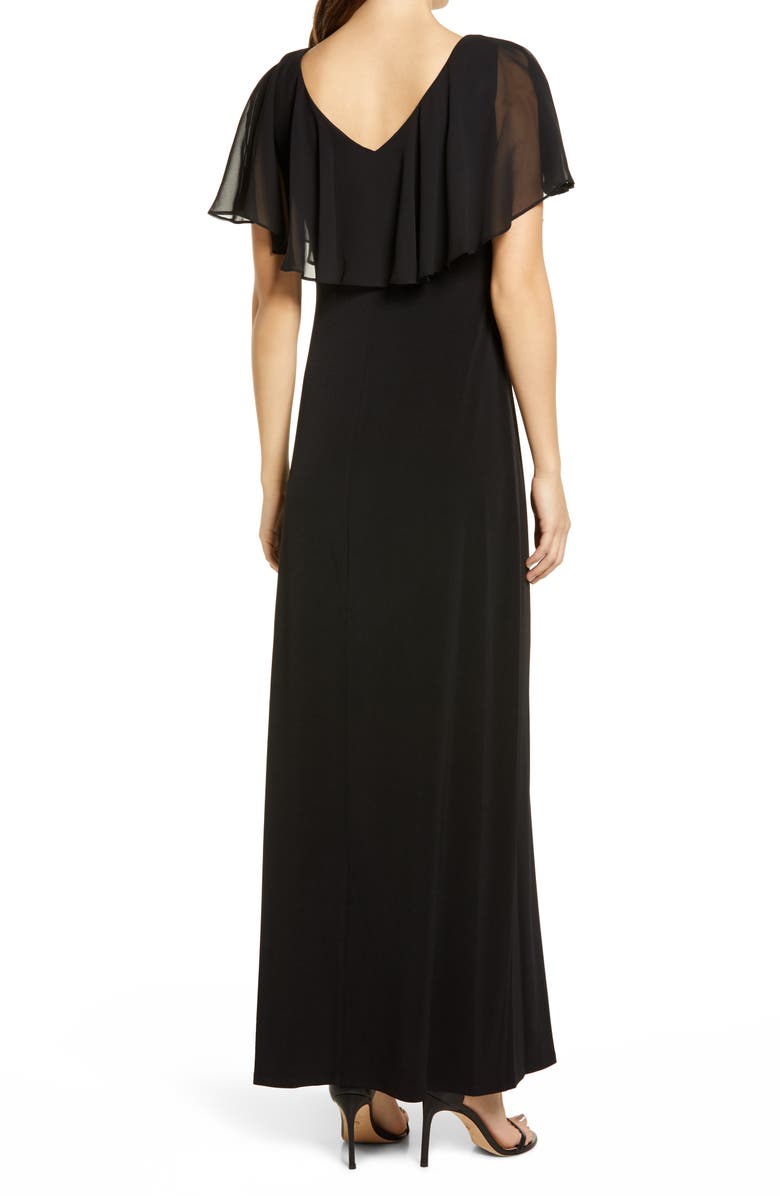 Flutter Sleeve V-Neck Dress