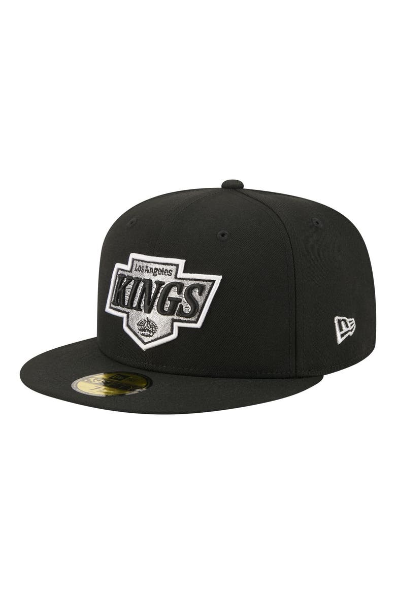 Men's New Era  Black Los Angeles Kings Zamboni 59FIFTY Fitted Hat, Alternate, color, Black