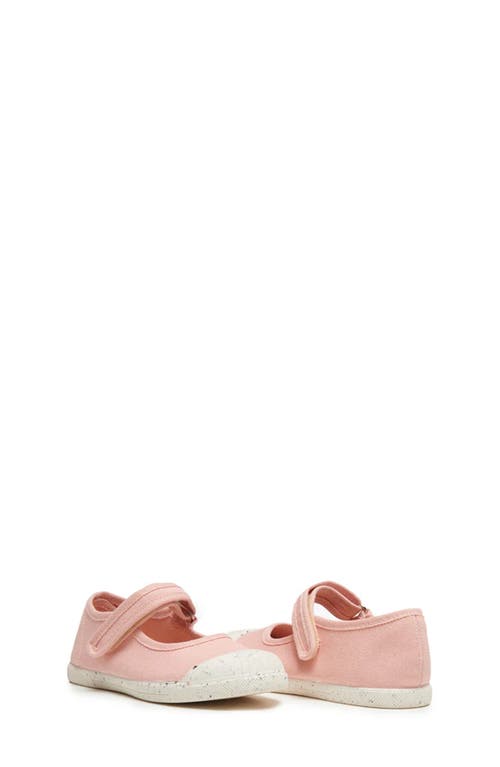 Childrenchic Canvas Mary Jane Sneaker In Peach