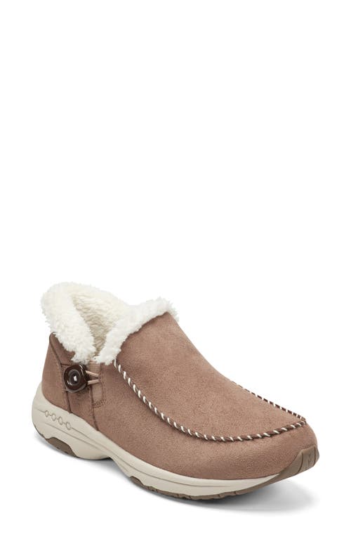 Easy Spirit Turner Faux Fur Lined Bootie In Brown