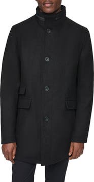 Kenneth Cole New York Melton Walker Coat