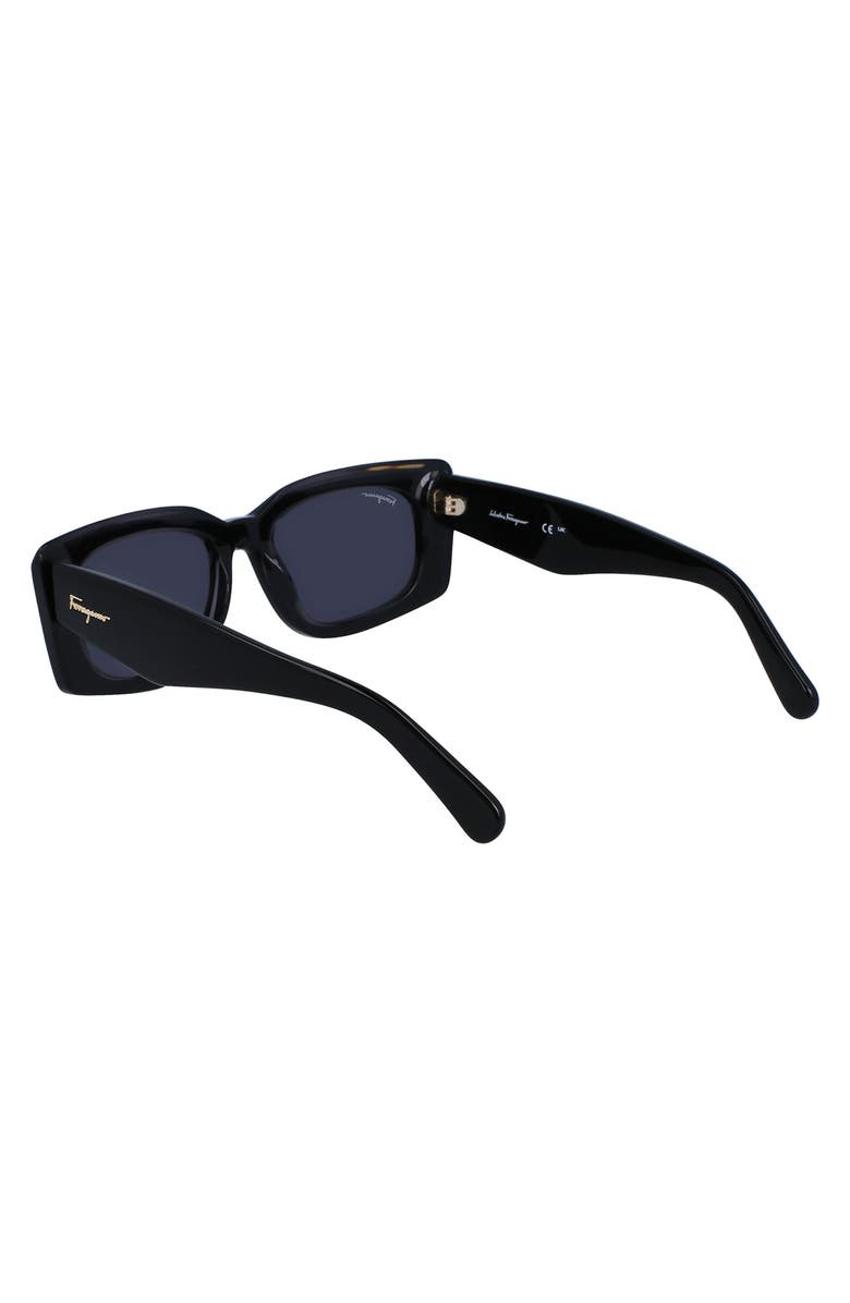 FERRAGAMO 54mm Rectangular Sunglasses, Alternate, color,