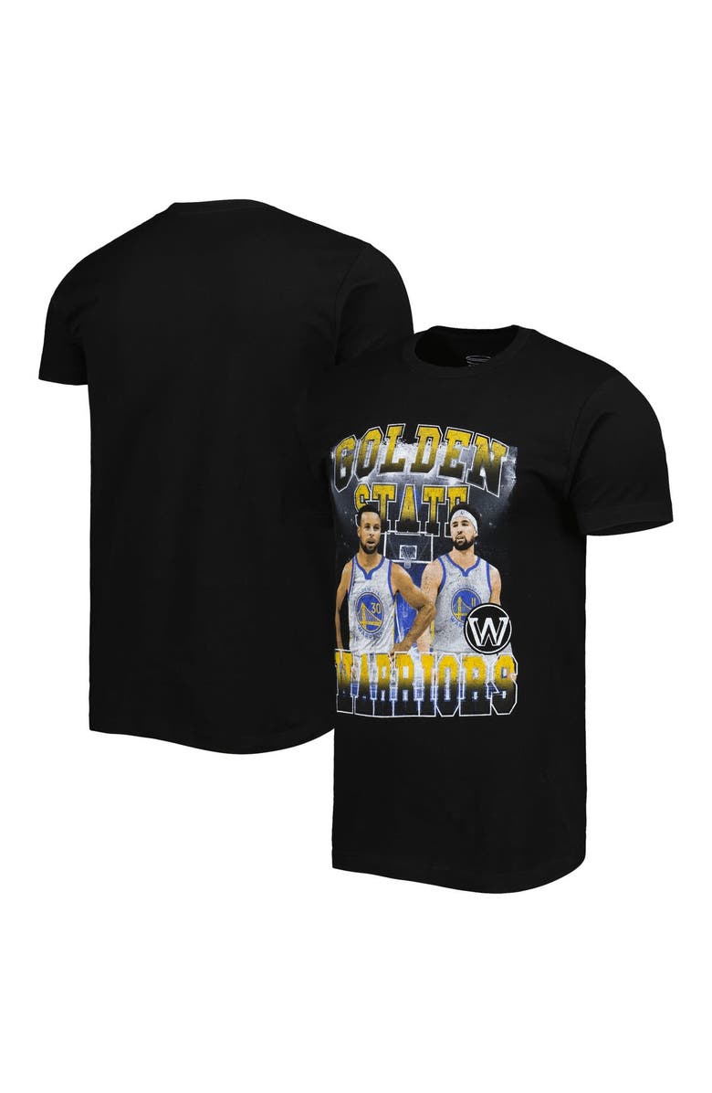 Stadium Essentials Unisex Stadium Essentials Stephen Curry & Klay Thompson Black Golden State Warriors Player Duo T-Shirt, Alternate, color, 