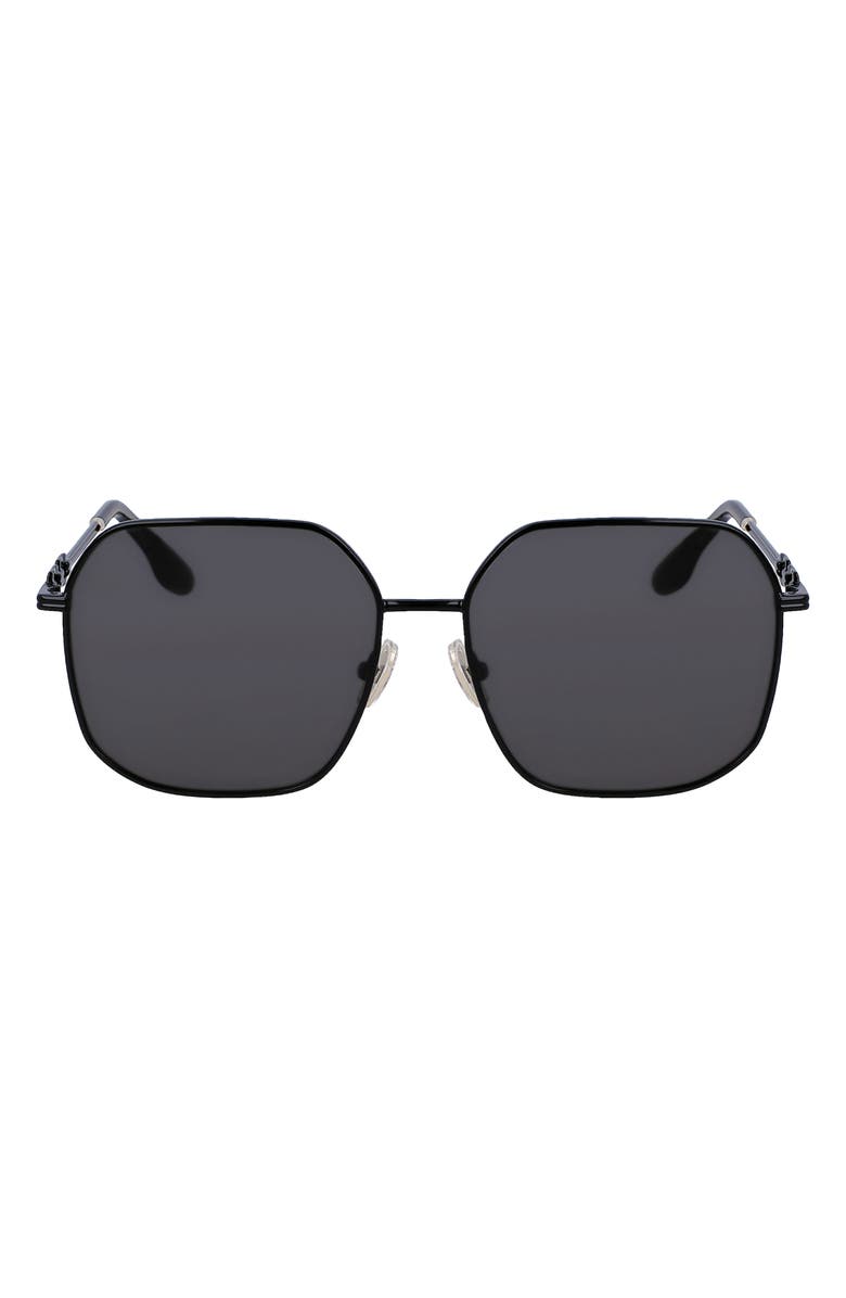 Victoria Beckham 58mm Square Sunglasses, Main, color, 