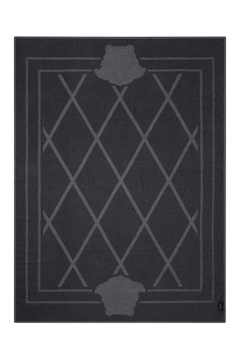 Shadov Reversible Blanket Throw, Alternate, color, DARK GREY
