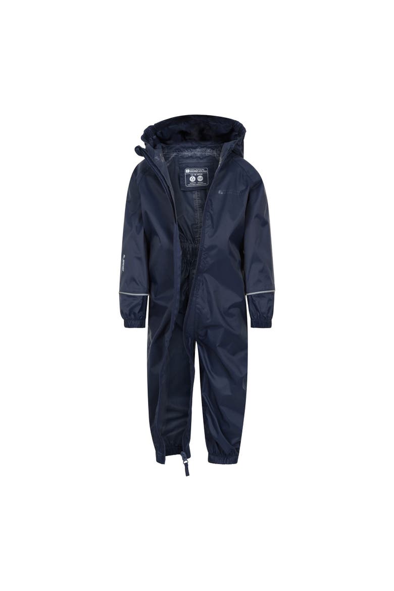 Childrens/Kids Puddle Waterproof Rain Suit, Alternate, color, Blue