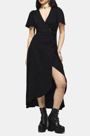 Disturbia Sableine Wrap Midaxi Dress