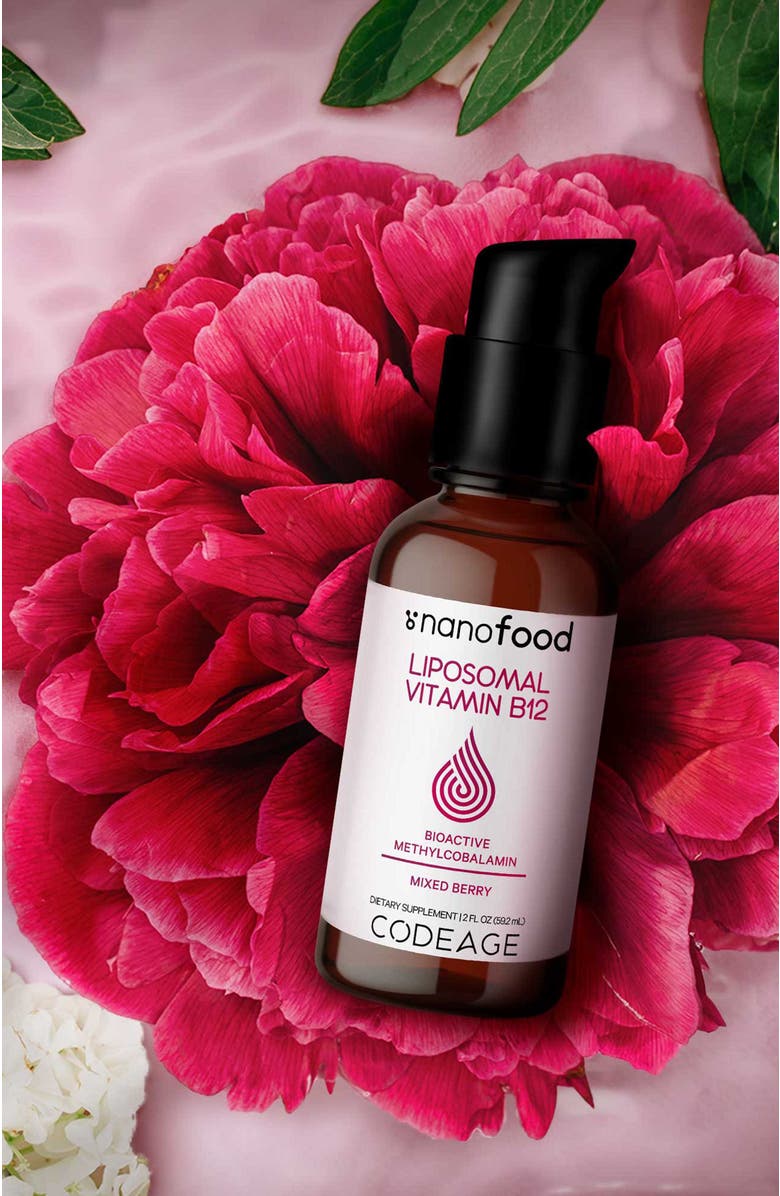 Codeage Liposomal Vitamin B12 Liquid Supplement, Alternate, color,
