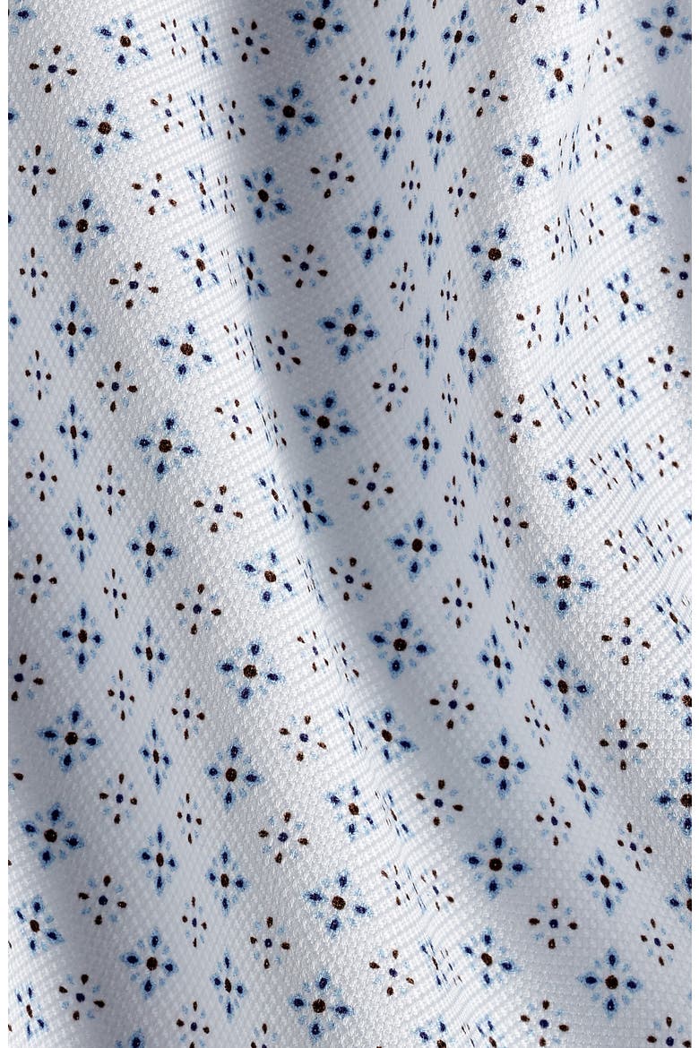 Neat Sport Shirt, Alternate, color, WHITE/ CHOCOLATE