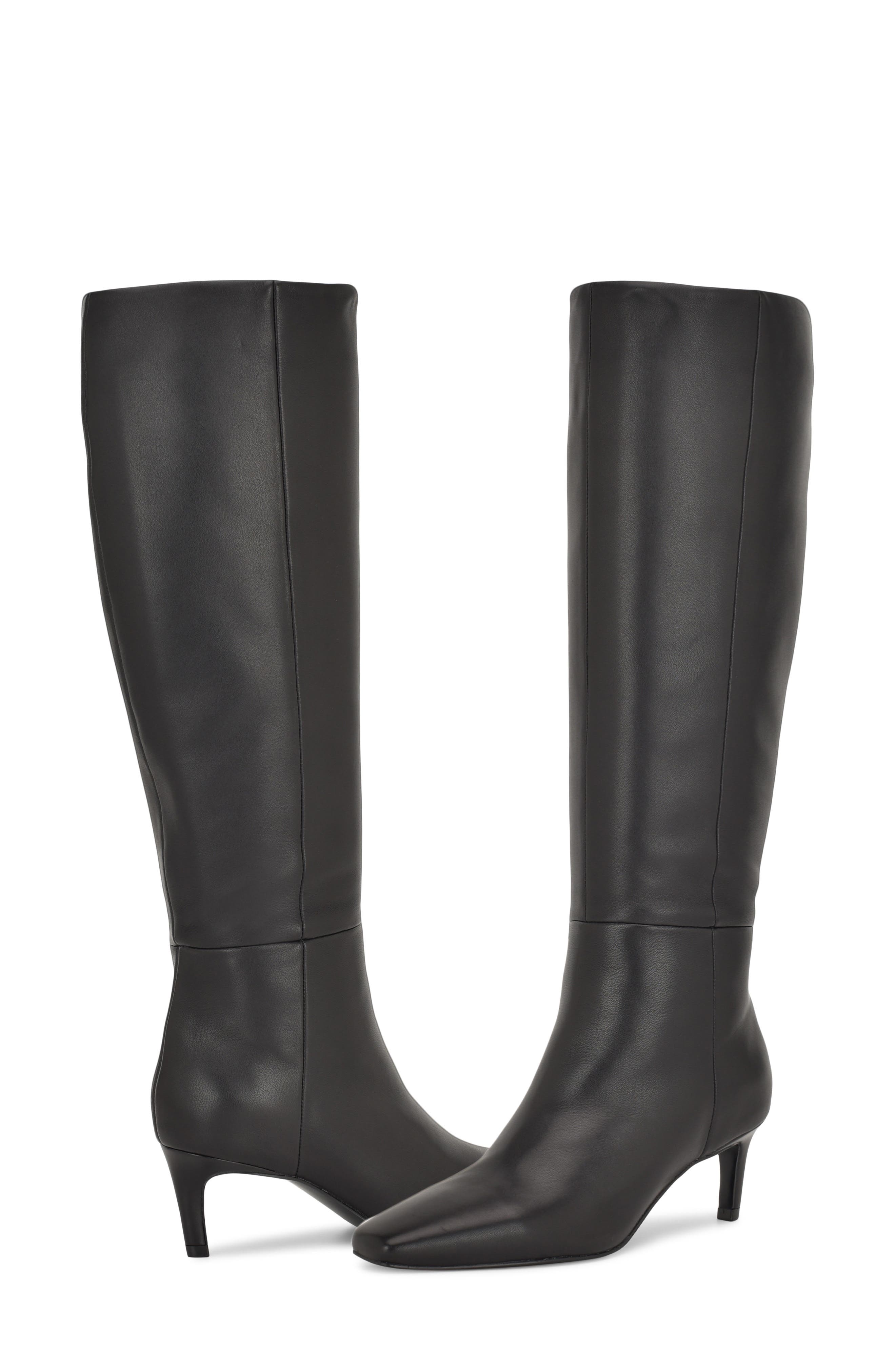 Nine West Caddy Knee High Boot, Alternate, color, Black