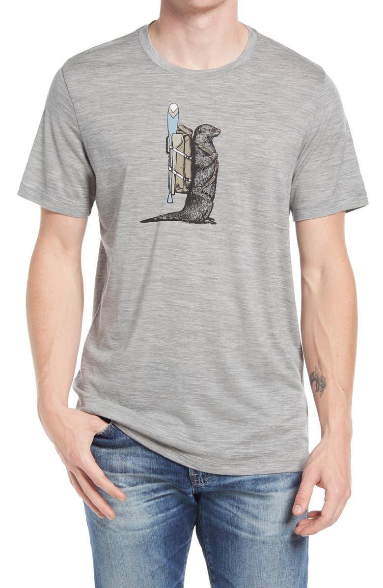 Icebreaker Tech Lite Crewneck Graphic Tee, Main, color, 