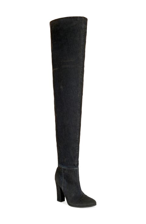 Nanette Thigh High Boot (Women) (Wide Calf)