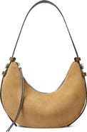Tory Burch Romy Suede Half Moon Shoulder Bag