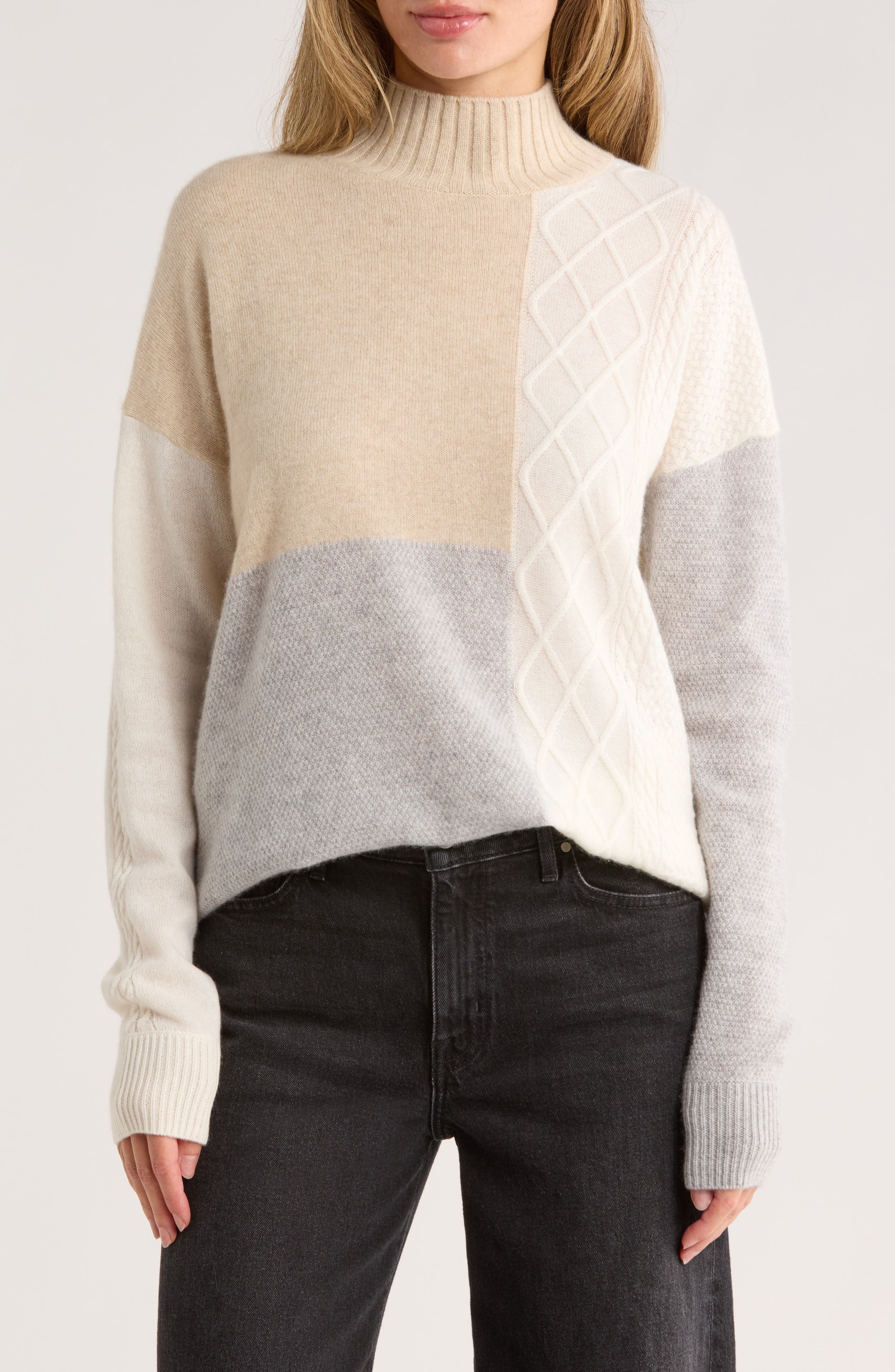 vineyard vines Cashmere Mock Neck Sweater