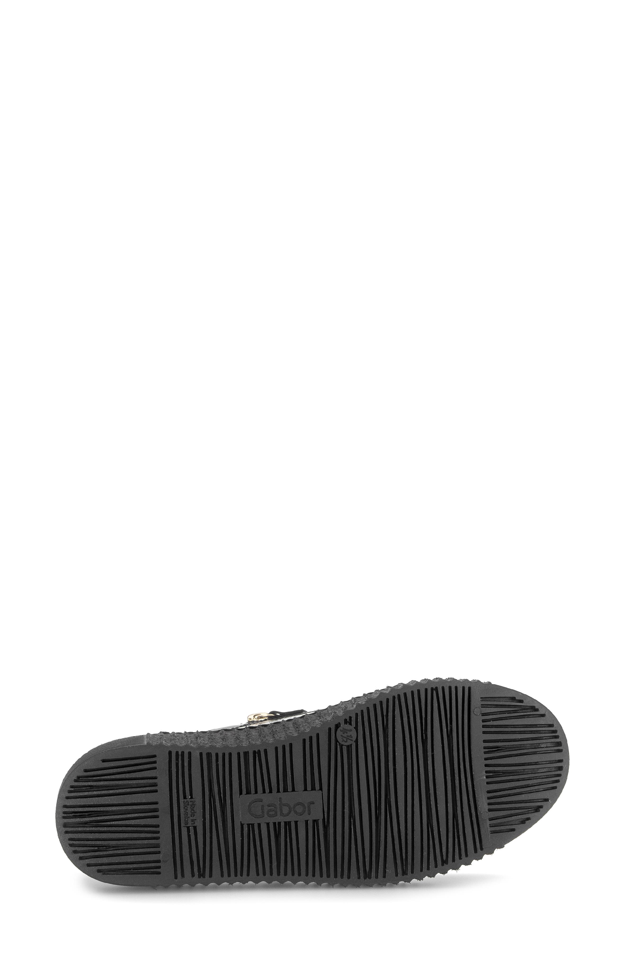 Collette Leather Sneaker, Alternate, color, BLACK BLACK