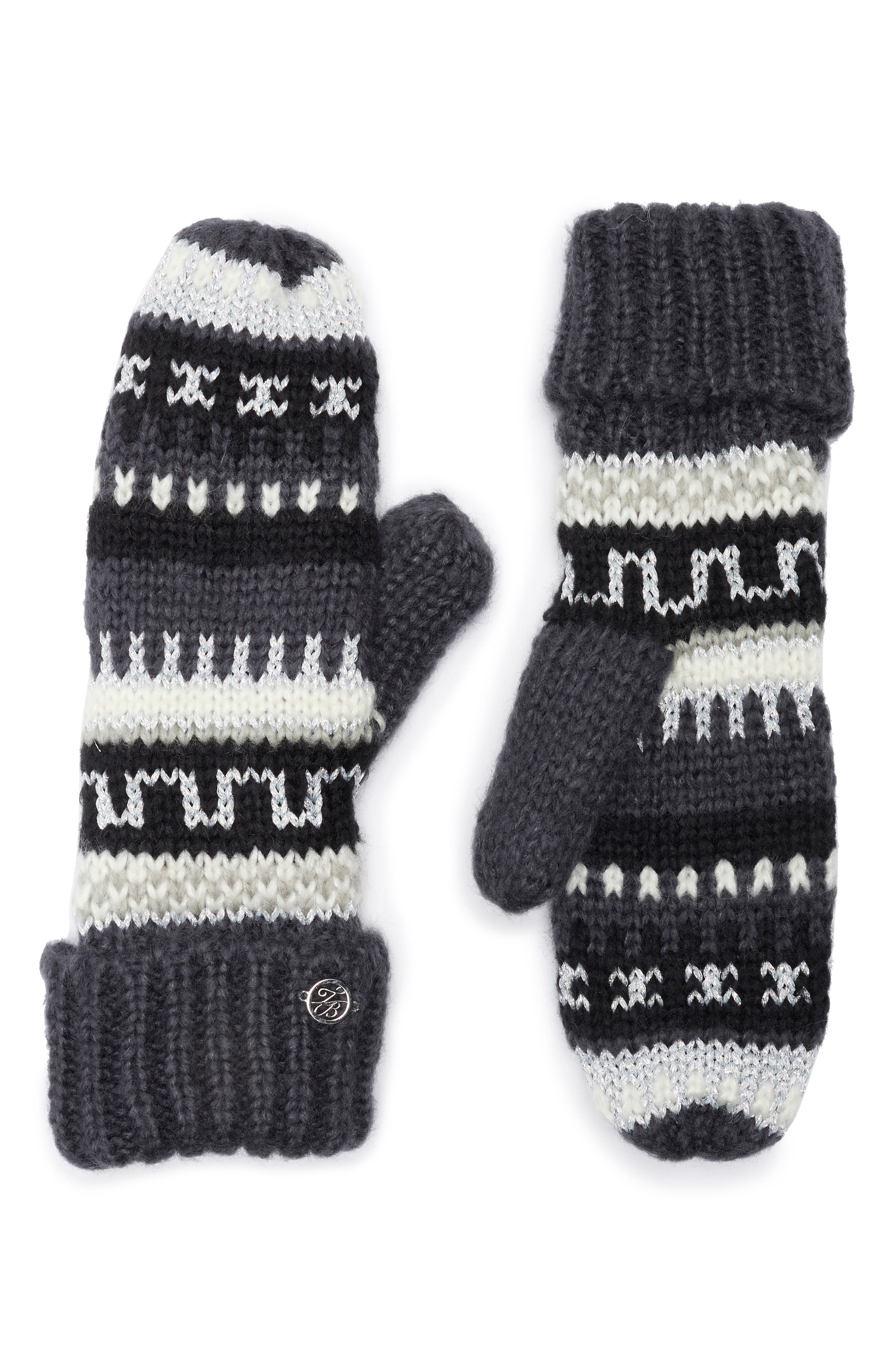 Ted Baker London Fair Isle Knit Mittens