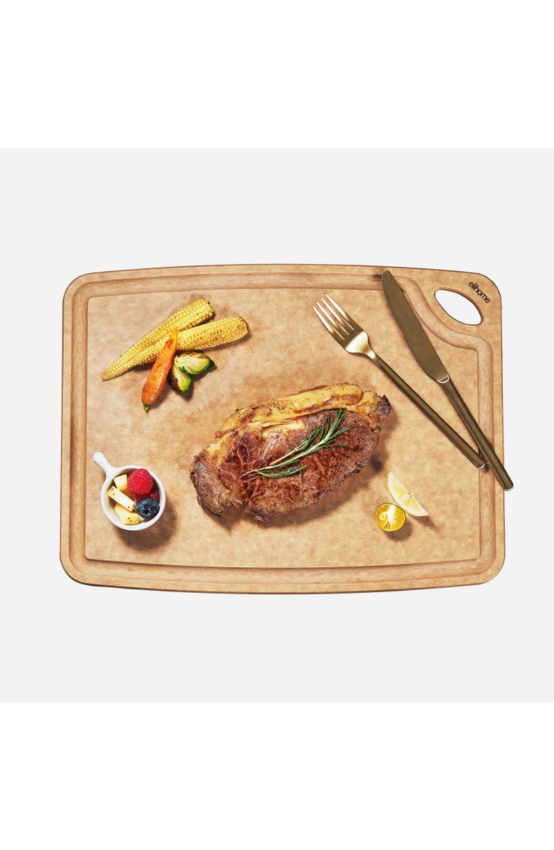 Elihome Classic Series 10 x 13 x 1/4 Cutting Board - Medium, Main, color, Natural