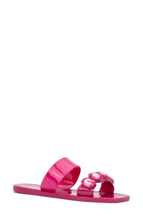 Chantalle Jeweled Slide Sandal (Women)