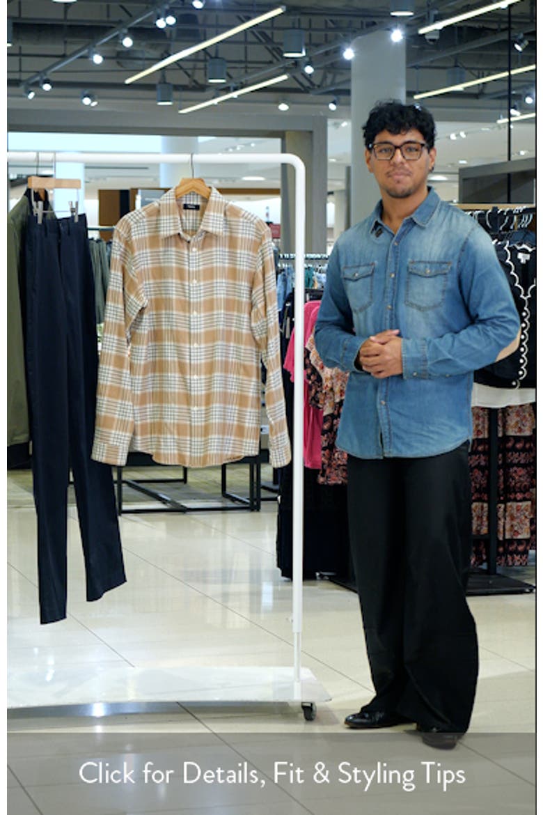 Irving Lodi Check Cotton Button-Up Shirt video