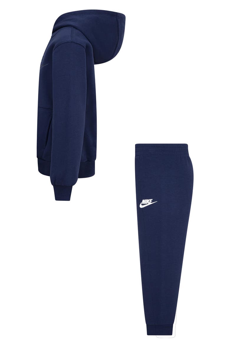 Kids' Futura Wrap Hoodie & Pull-On Pants Set, Alternate, color, MIDNIGHT NAVY