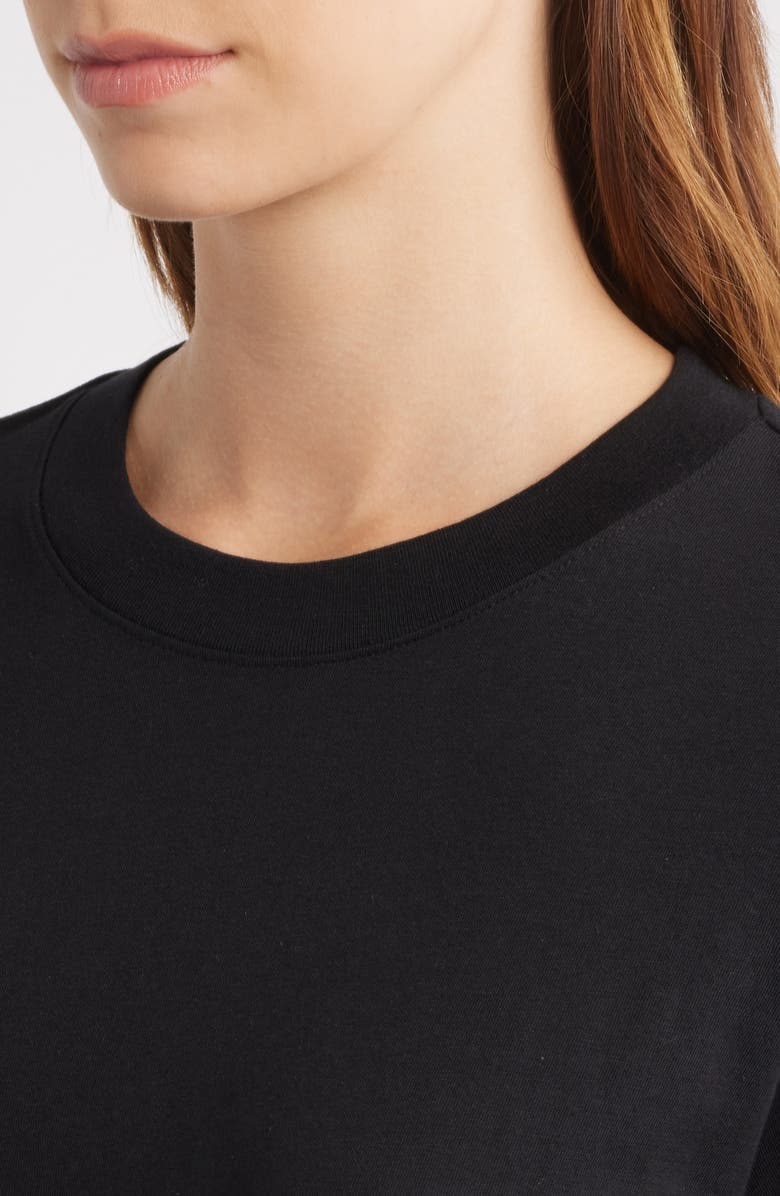 & Other Stories Crewneck T-Shirt, Alternate, color, Black Dark