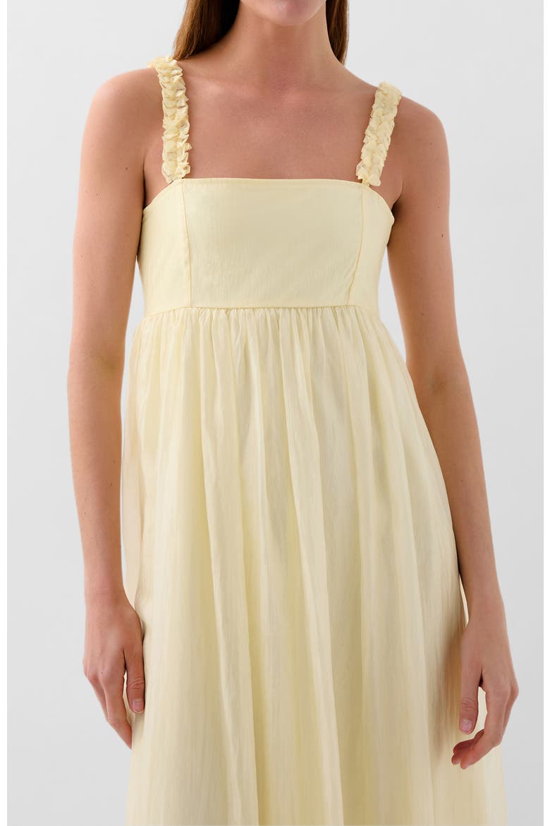 Cute Gather Dress, Alternate, color, Lightyellow