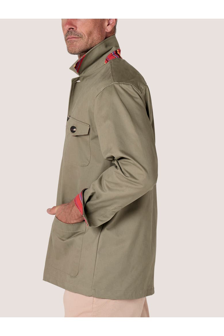 Cotton Safari Jacket, Alternate, color, Olive