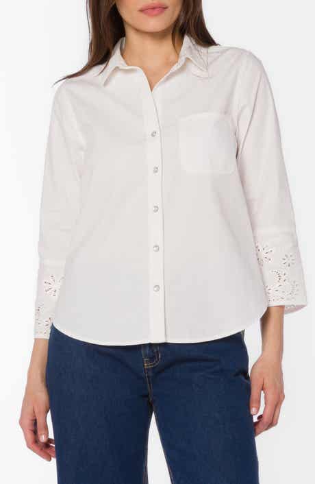 VELVET HEART Blake Cotton Button-Up Shirt