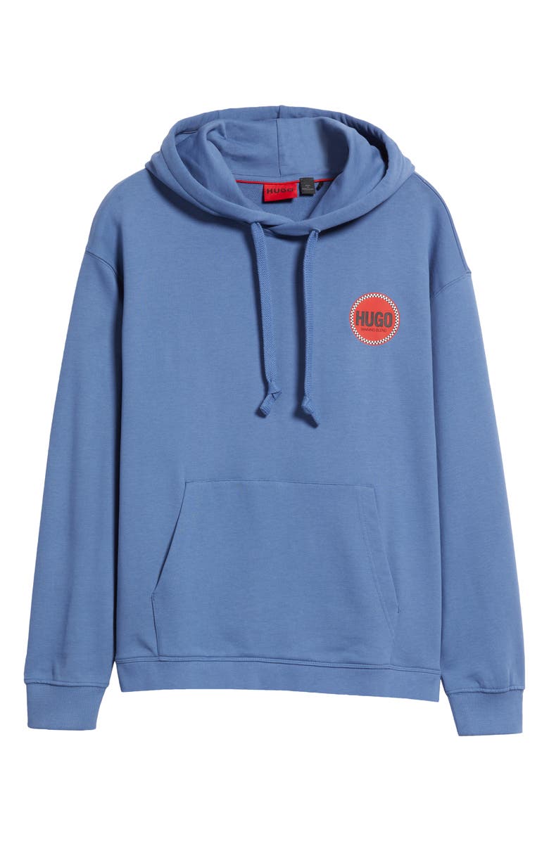 HUGO Decrincio Logo Graphic Hoodie, Alternate, color, 