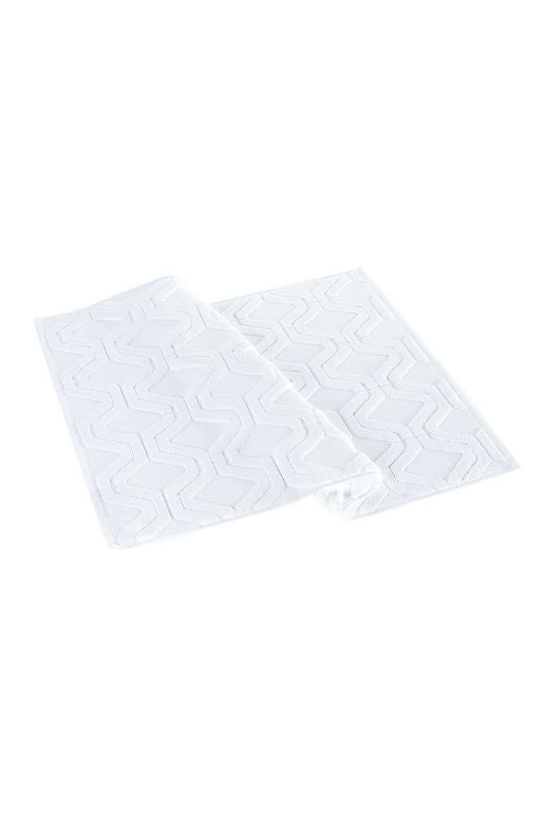 Turkish Cotton Bath Rug, Main, color, WHITE