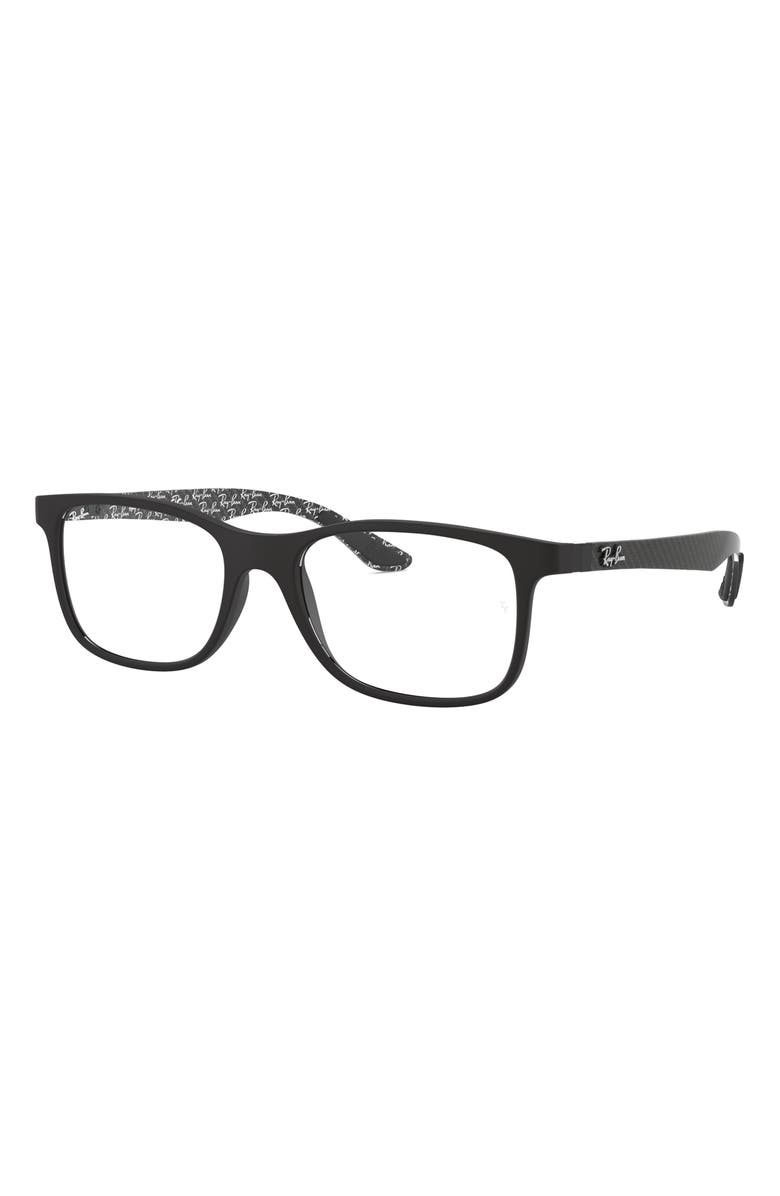 Ray-Ban 55mm Square Optical Glasses, Alternate, color,