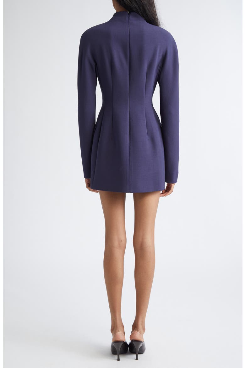 Tefrite Long Sleeve Stretch Gabardine Sheath Dress, Alternate, color, MIDNIGHT BLUE
