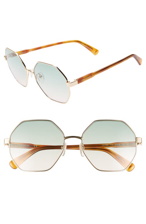 Le Pliage 57mm Gradient Octagonal Sunglasses