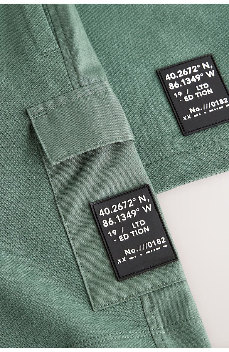 NEXT Kids' Utility Cotton T-Shirt & Shorts Set, Alternate, color, 