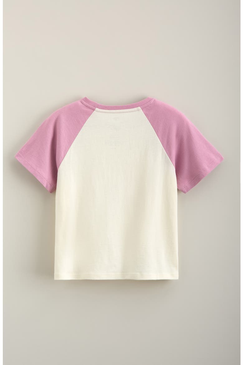 Kids' Graphic Raglan T-Shirt, Alternate, color, IVORY GUTS