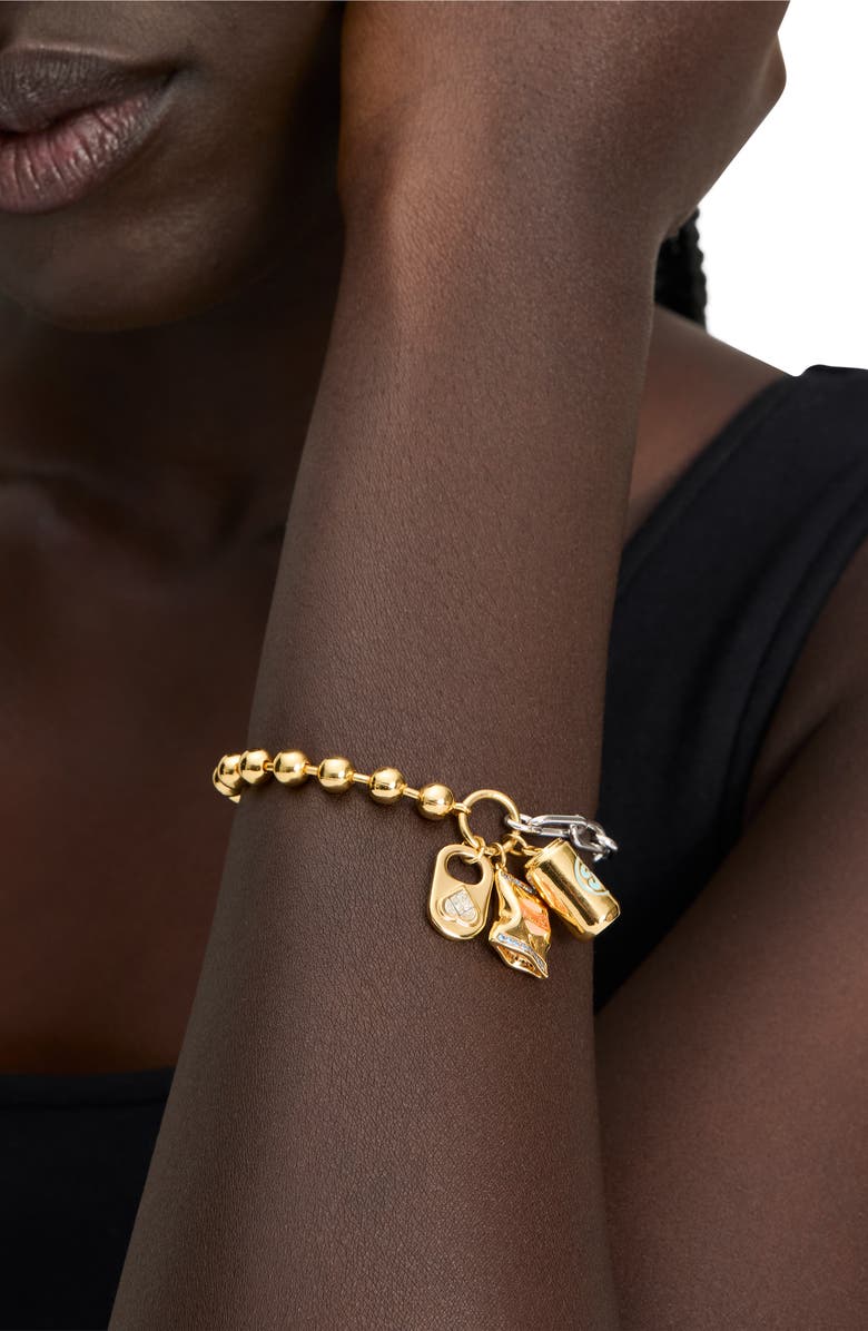 Kate Spade New York snack time charm bracelet, Alternate, color,