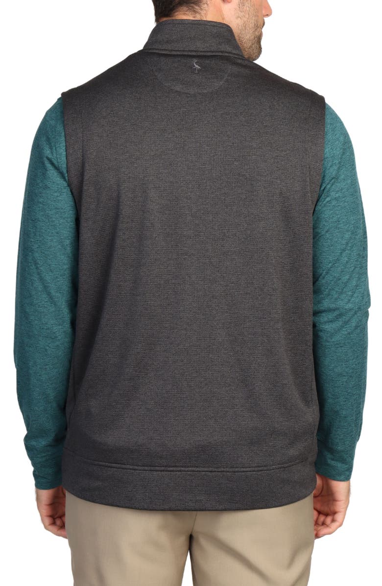 TailorByrd Luxe Fleece Golf Performance Vest, Alternate, color, Charcoal