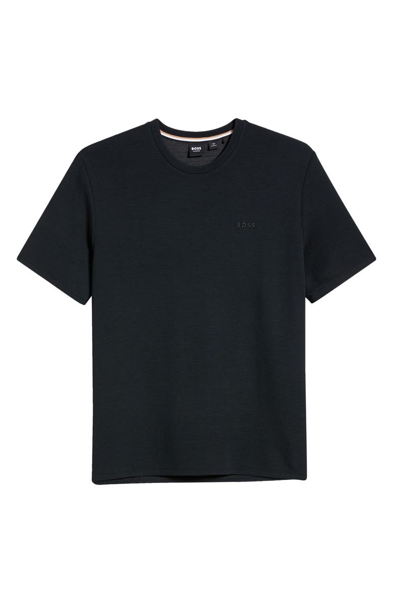 BOSS Rib Lounge T-Shirt, Alternate, color, Black