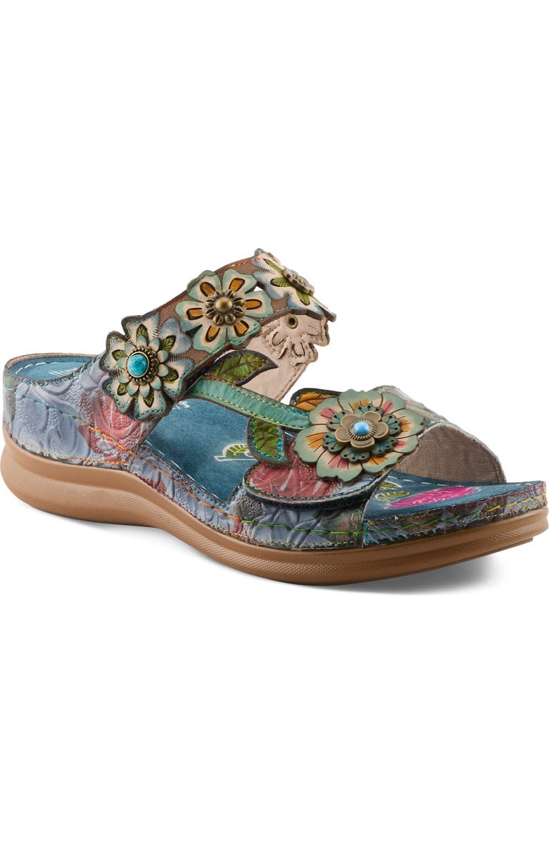 L'Artiste by Spring Step Feels Great Sandal, Main, color, Blue Multi
