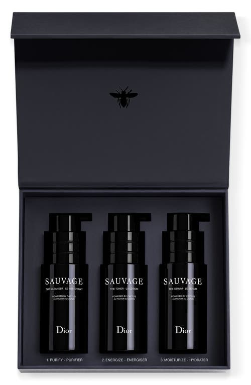 Dior Sauvage Skin Care Ritual Set In No Color
