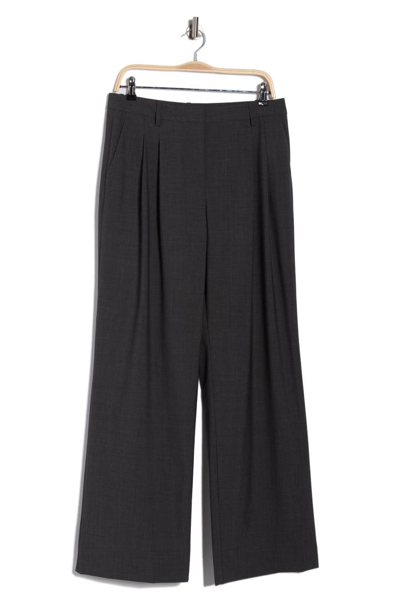 TWP Sulli Stretch Cotton & Wool Pants, Main, color, Dark Charcoal