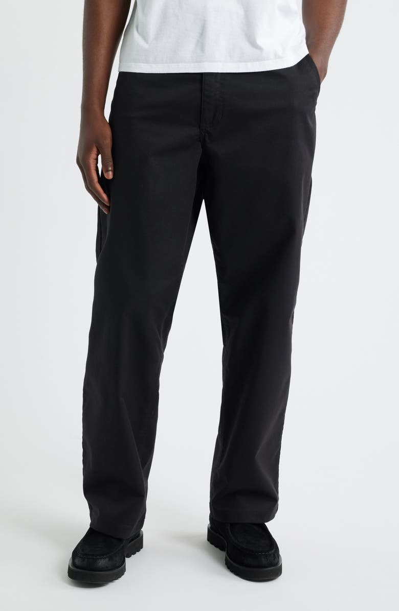 Vans Authentic Loose Fit Chinos, Main, color, Black