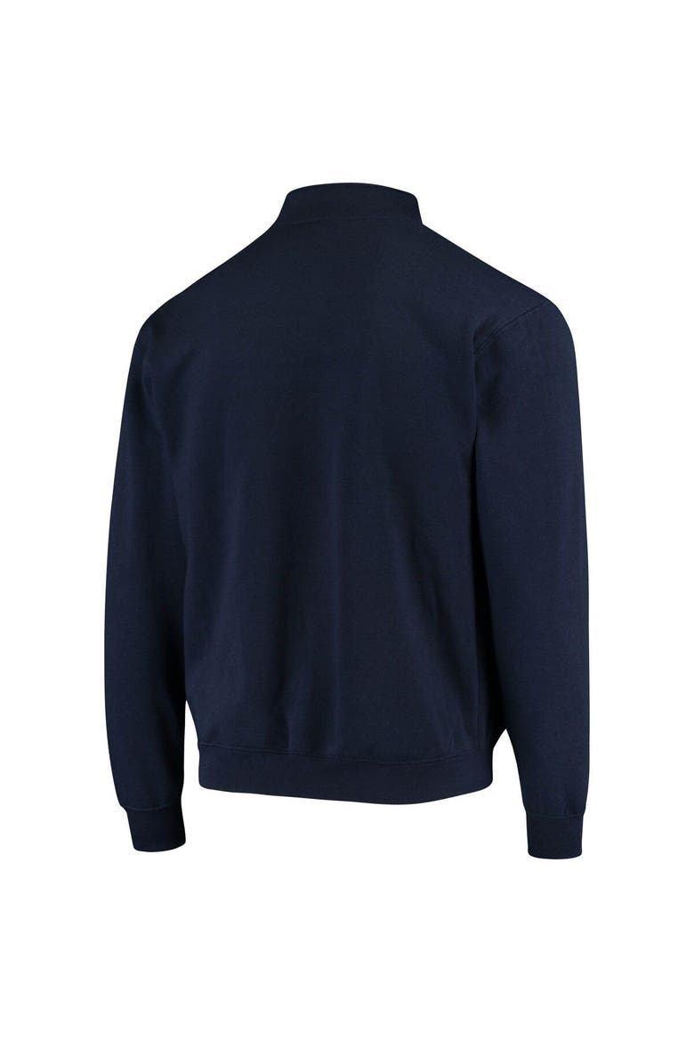 Men's Colosseum Navy Montana State Bobcats Tortugas Logo Quarter-Zip Jacket, Alternate, color, Navy