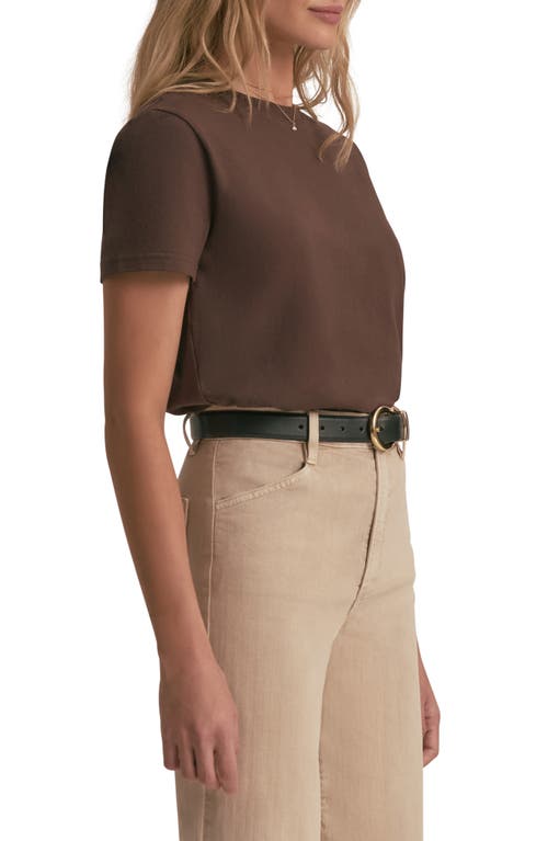 Favorite Daughter The Favorite Organic Cotton T-shirt In Brown