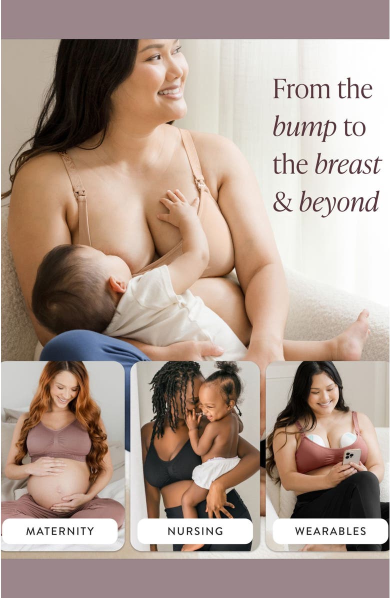 Kindred Bravely Busty Sublime Nursing Bra - Fits Sizes 30E-46H, Alternate, color, Beige
