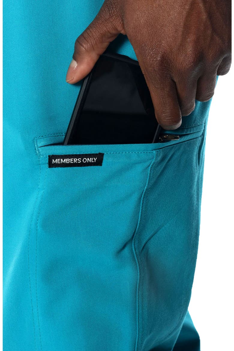 Hampton Open Bottom Scrub Pants, Alternate, color, Teal
