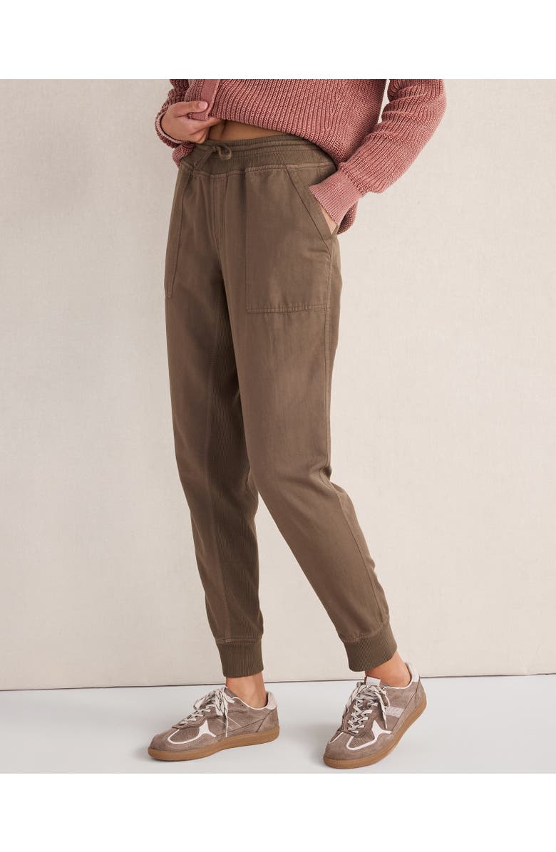 Haven Well Within The Effortless Twill Jogger, Main, color, Garment Dye Slate Brown