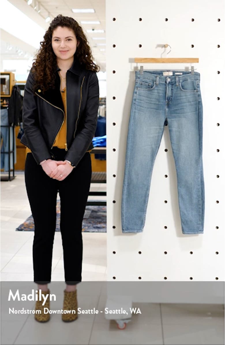 JEN7 High Waist Ankle Skinny Jeans, sales video thumbnail